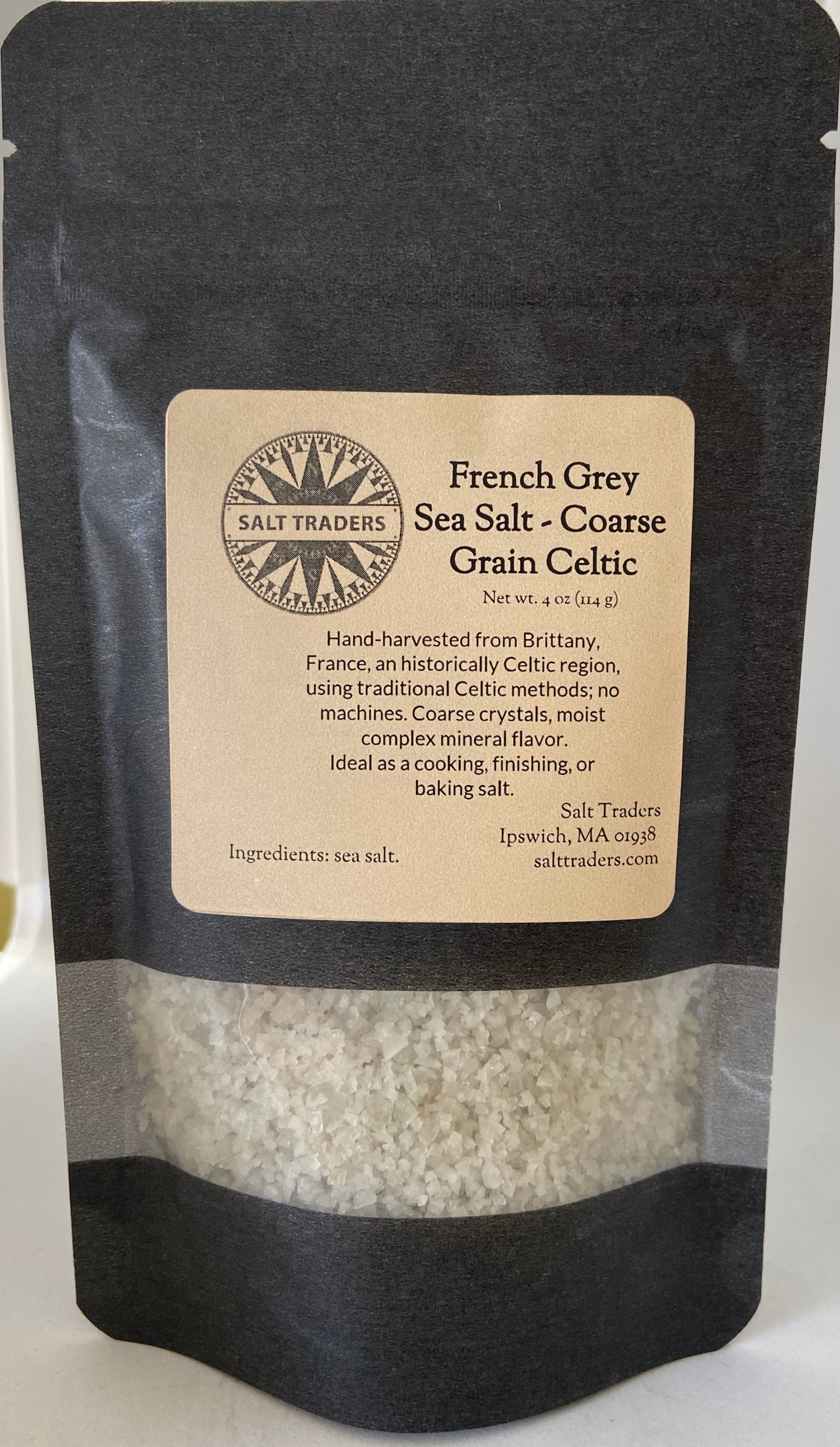 French Grey Sea Salt (Sel Gris) Fine or Coarse Grain Celtic - New Sizes!