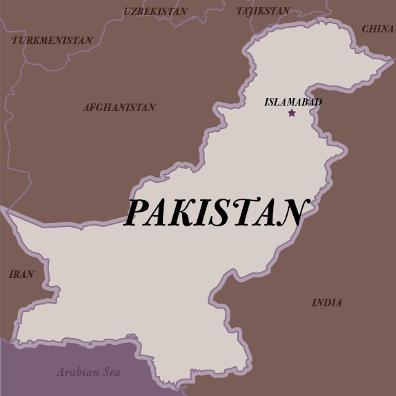 Himalayan Pink Salt - Pakistan Map
