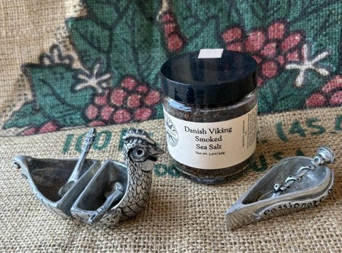 Vintage Pewter Salt and Pepper Cellars