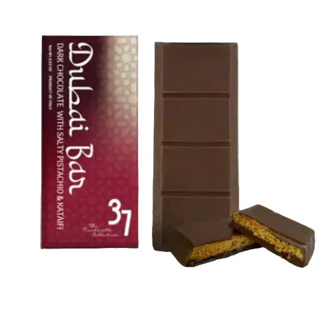Dubai Chocolate Bars with Pistachios and Kataifi - Milk or Dark