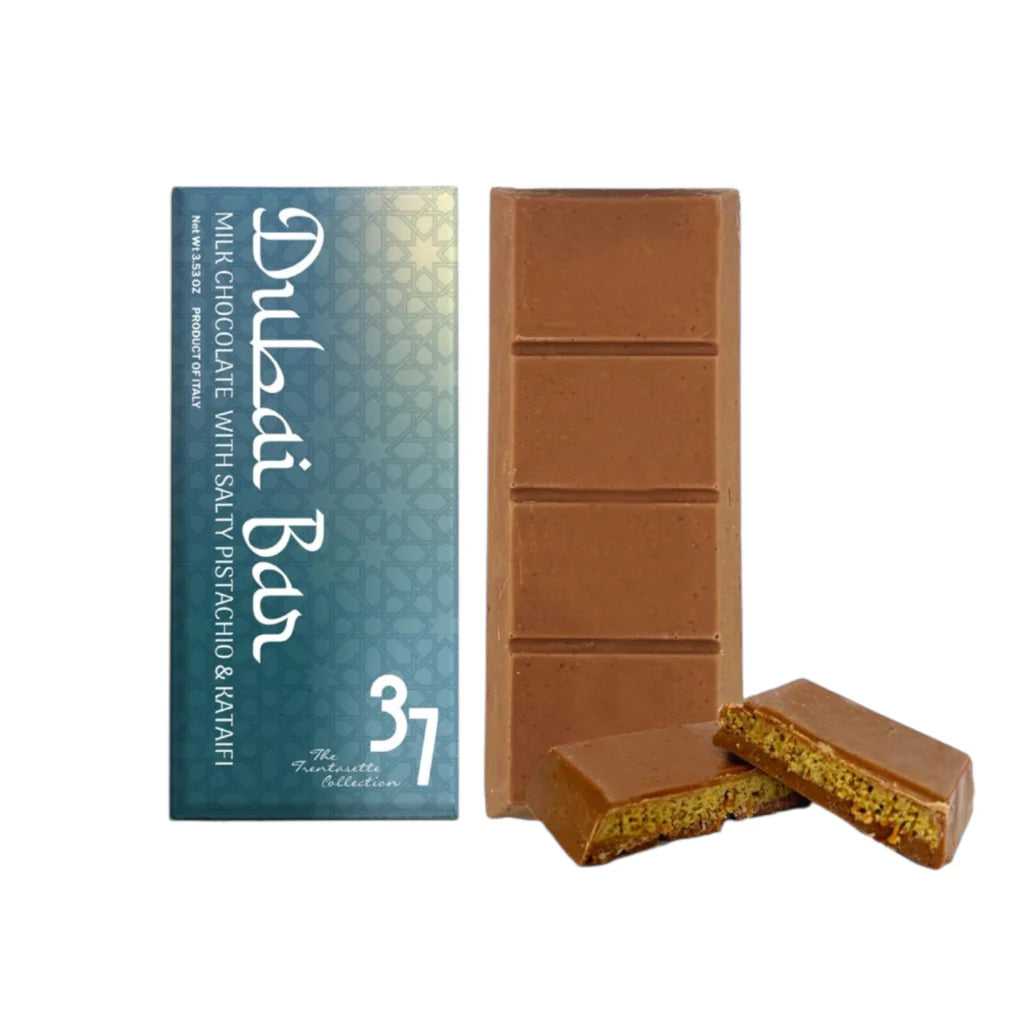 Dubai Chocolate Bars with Pistachios and Kataifi - Milk or Dark