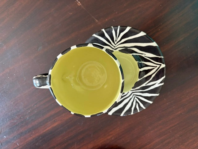Vintage Zebra Tea or Coffee Cups