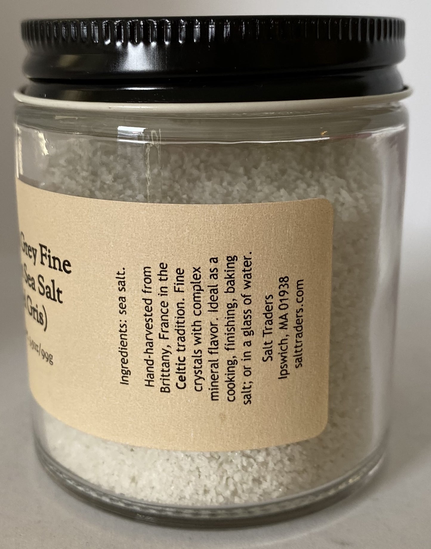 French Grey Sea Salt (Sel Gris) Fine or Coarse Grain Celtic