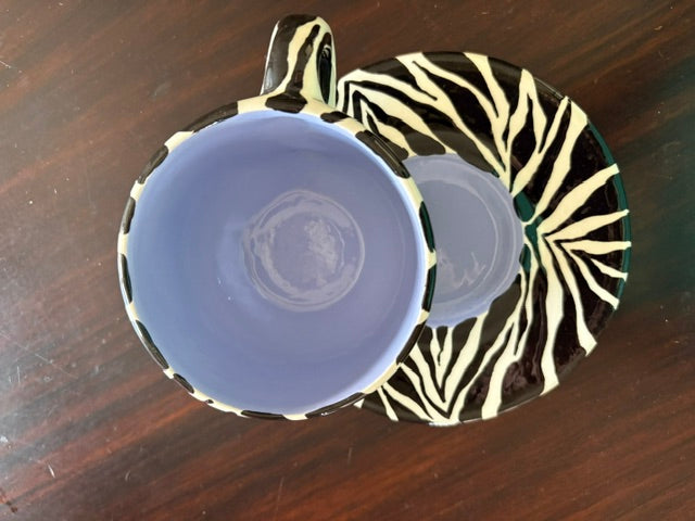 Vintage Zebra Tea or Coffee Cups