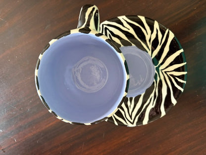 Vintage Zebra Tea or Coffee Cups
