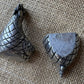 Vintage Pewter Salt and Pepper Cellars