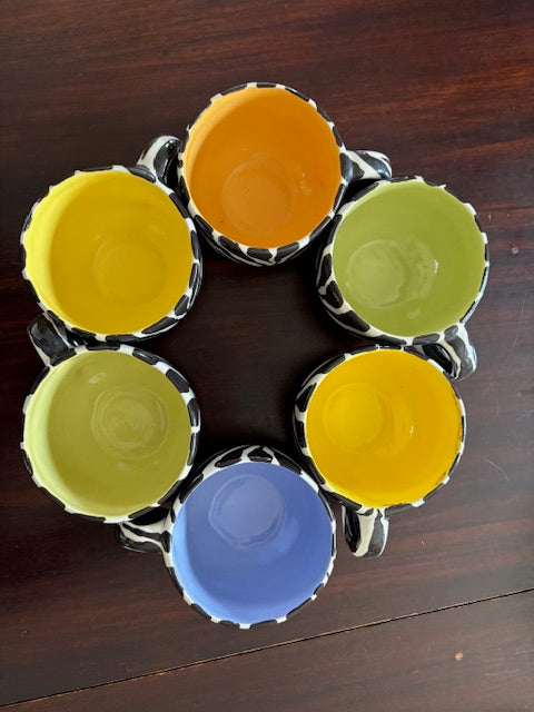 Vintage Zebra Tea or Coffee Cups