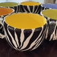 Vintage Zebra Tea or Coffee Cups