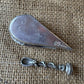 Vintage Pewter Salt and Pepper Cellars