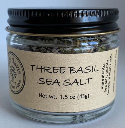 Basil - Three Basil Sea Salt